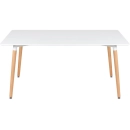Mesa de jantar retangular Eames - 80 x 160 cm - Branco