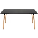 Mesa de jantar retangular Eames - 80 x 160 cm - Preto