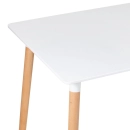 Mesa de jantar retangular Eames Eiffel - 80 x 140 cm - Branco