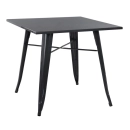 Mesa de jantar retangular Tolix - Preto