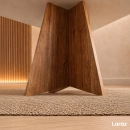 Mesa de jantar Siena Laráz Retangular com tampo Off White 120x80 cm