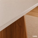 Mesa de jantar Siena Laráz Retangular com tampo Off White 120x80 cm