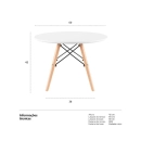 Mesa Eames Infantil Junior - Branco