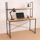 Mesa Escrivaninha de Escritório com Apoio Aéreo Talling - Preto