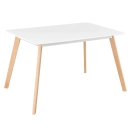 Mesa Leda Retangular 80 x 120 cm - Branco