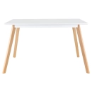 Mesa Leda Retangular 80 x 120 cm - Branco