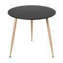 Mesa redonda de cozinha e varanda Clarice 80 cm - Preto