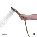 Misturador Monocomando de Piso para Banheira Uraim Dourado Cromado