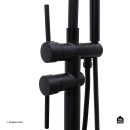 Misturador Monocomando de Piso para Banheira Uraim Preto