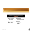 Organizador De Cozinha Suspenso Gourmet Pardal Pingoo.casa - Dourado