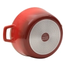 Panela Caçarola Antiaderente Inox 28cm Cook &amp; Chef - Mimo Style
