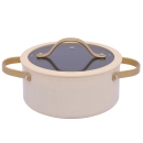 Panela Caçarola Liber Cook Gold Compatível com Fogão por Indução 20cm - Mimo Style