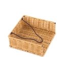 Porta Guardanapo Com Peso Rattan Iron - Mimo Style