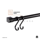 Suporte Organizador De Cozinha Suspenso Garça Preto