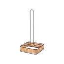 Suporte Papel Toalha Rattan Iron - Mimo Style
