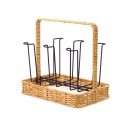 Suporte Para 6 Copos Rattan Iron - Mimo Style