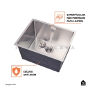 Tanque de Aço Inox 304 Manaxos 54x44 Prata