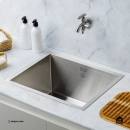 Tanque de Aço Inox 304 Manaxos 54x44 Prata