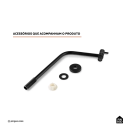 Torneira de banheiro alta Aurá Pingoo.casa - Preto