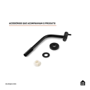 Torneira de banheiro baixa Aurá Pingoo.casa - Preto