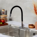 Torneira de cozinha flexivel mesa Itaguari Pingoo.casa - Preto