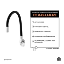 Torneira de cozinha flexivel parede Itaguari Pingoo.casa - Prata