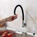 Torneira de cozinha flexivel parede Itaguari Pingoo.casa - Prata