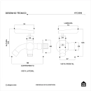 Torneira para área externa de parede Guariba Pingoo.casa - Prata