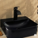 Torneira para Banheiro Cascata Misturador Monocomando Baixa Paraná Preto