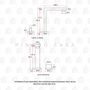 Torneira Para Banheiro Misturador Monocomando Ibicuí