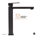 Torneira para Banheiro Misturador Monocomando Purangi Alta - Preto