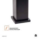Torneira para Banheiro Misturador Monocomando Purangi Baixa - Preto