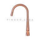 Torneira para Cozinha Gourmet Misturador Monocomando Extensível Em Aço Inox 304 Escovado Apurema Dourado Rose