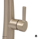 Torneira para Cozinha Gourmet Misturador Monocomando Extensível Juruá Dourado Escovado