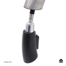 Torneira para Cozinha Gourmet Misturador Monocomando Extensível Juruá Prata Escovado