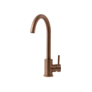 Torneira para Cozinha Misturador Monocomando Em Aço Inox 304 Escovado Tocantins Dourado Rose