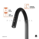 Torneira Para Cozinha Misturador Monocomando Pauini Preto