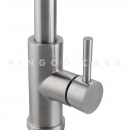 Torneira para Cozinha Gourmet Misturador Monocomando Extensível Aço Inox 304 Gurupi Prata Escovado