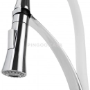 Torneira para Cozinha Gourmet Misturador Monocomando Solimões Prata e Branco
