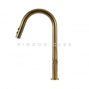 Torneira para Cozinha Misturador Monocomando Pauini Dourado