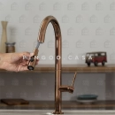 Torneira para Cozinha Misturador Monocomando Pauini Dourado Rose