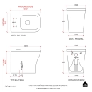 Vaso Sanitário Convencional Tanzanita Branco