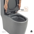 Vaso Sanitário Monobloco Amazonita Cinza