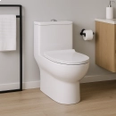 Vaso Sanitário Monobloco Caixa Acoplada Privada Berilo Pingoo.casa - Branco
