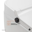 Vaso Sanitário Monobloco Caixa Acoplada Privada Bidê Celestita Branco