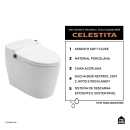 Vaso Sanitário Monobloco Caixa Acoplada Privada Bidê Celestita Branco