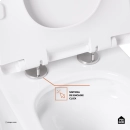 Vaso Sanitário Monobloco Caixa Acoplada Privada Gipsita Pingoo.casa - Branco
