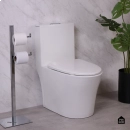 Vaso Sanitário Monobloco Caixa Acoplada Privada Gipsita Pingoo.casa - Branco