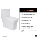 Vaso Sanitário Monobloco Caixa Acoplada Privada Jurerê Pingoo.casa - Branco