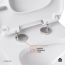 Vaso Sanitário Monobloco Caixa Acoplada Privada Jurerê Pingoo.casa - Branco